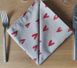 Namizni tekač in pogrinjek - srčki