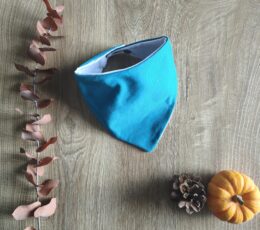 Otroška rutka in slinček - petrol