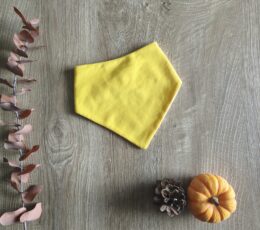 Otroška rutka in slinček - rumena