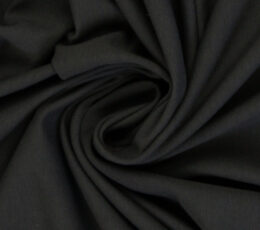 Bombažna prevešanka Enobarvna - antracit siva - 790