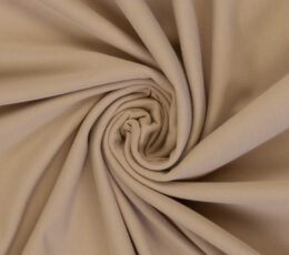 Bombažna prevešanka Enobarvna - bež - 672