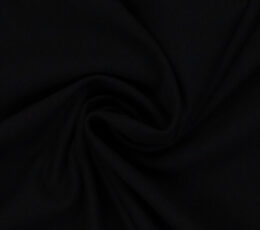 Bombažna prevešanka Enobarvna - črna- 299