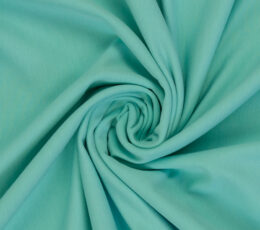 Bombažna prevešanka Enobarvna - mint - 261