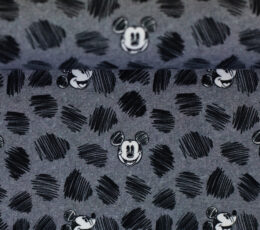 Bombažni jersey Disney - siva - 430