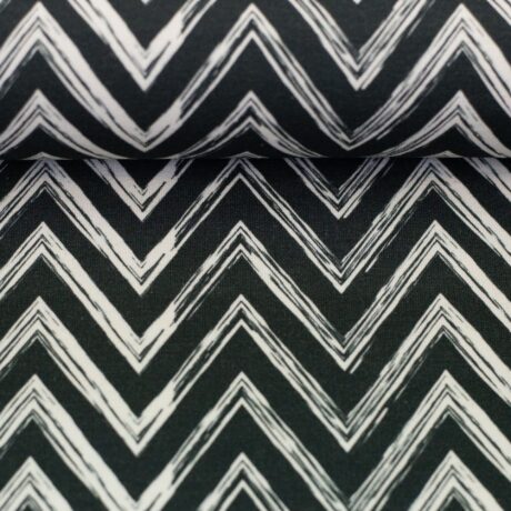 Bombažna prevešanka Geometrijski - siva - 790 (1)