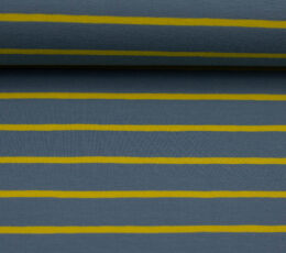 Bombažni jersey Črte – modra – 312