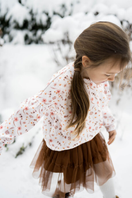 Bombažni jersey rib Cvetlični – bela – 010 (1)