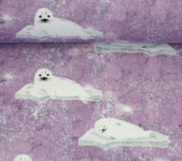 Kosmatena bombažna prevešanka Živali - roza - 932